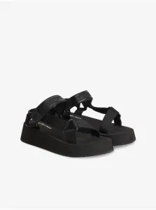 Calvin Klein PREFRESATO SANDAL 1 Dámske sandále, čierna, veľkosť #229094