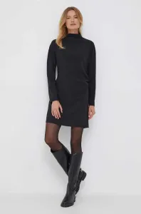 Šaty Calvin Klein čierna farba, mini, priliehavá #8949956