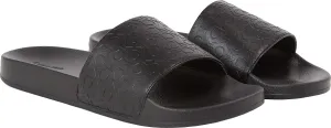 Šľapky Calvin Klein POOL SLIDE - MONO dámske, čierna farba, HW0HW01624 #8734562