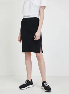 Sukňa Calvin Klein Jeans čierna farba, mini, rovný strih #220954