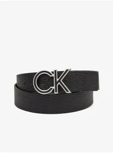 Kožený opasok Calvin Klein pánsky, čierna farba #620567