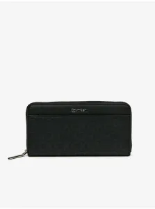 Čierna dámska vzorovaná peňaženka Calvin Klein #609410