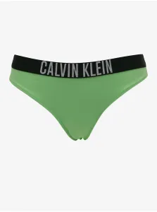 Zelený dámsky spodný diel plaviek Calvin Klein Underwear Intense Power #6059990