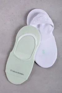 Dámske mätovo-biele balerínkové ponožky Footie Mid-Cut - dvojbalenie #9325244