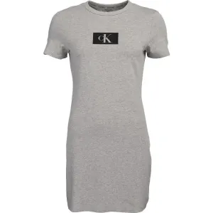 Calvin Klein ´96 LOUNGE-S/S DRESS Dámske šaty, sivá, veľkosť #4923372