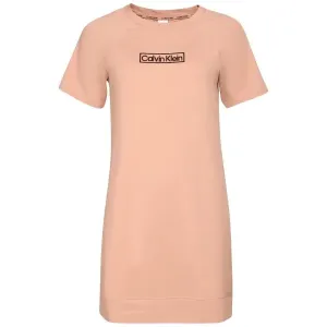 Calvin Klein LW S/S NIGHTSHIRT Dámska nočná košeľa, lososová, veľkosť #3797031
