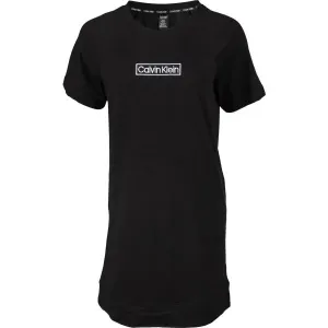 Calvin Klein LW S/S NIGHTSHIRT Dámska nočná košeľa, čierna, veľkosť XS
