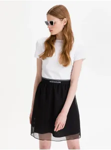White-black ladies dress Milano Calvin Klein Jeans - Ladies #631873