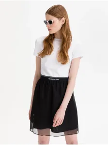 White-black ladies dress Milano Calvin Klein Jeans - Ladies #631872