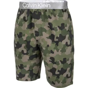 Calvin Klein SLEEP SHORT Pánske pyžamové kraťasy, khaki, veľkosť #6209309