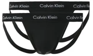 Calvin Klein 2 PACK - pánske slipy JOCK STRAP NB1354A-001 M