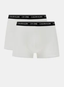 Sada dvoch bielych boxeriek Calvin Klein Underwear #727177