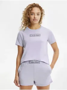 Pyžamká pre ženy Calvin Klein - svetlofialová