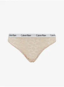 Calvin Klein Underwear Beige Lace Panties - Women #631300