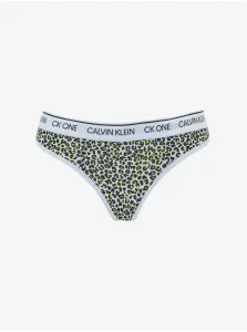 Calvin Klein Underwear White Patterned Thongs - Women #600230
