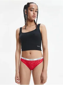 Red Women's Lace Panties Calvin Klein Underwear - Women #609379
