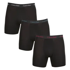 Boxerky Calvin Klein Underwear 3-pak pánske, čierna farba, 000NB1770A