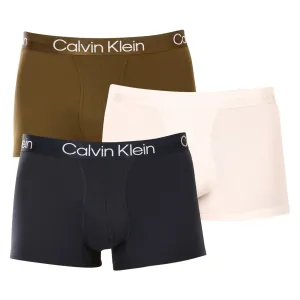 Boxerky Calvin Klein Underwear 3-pak pánske, zelená farba, 000NB2970A