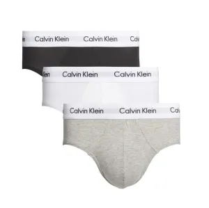 Calvin Klein 3 PACK - pánske slipy U2661G-998 S