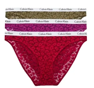 Calvin Klein 3 PACK - dámske nohavičky Bikini PLUS SIZE QD3975E-6VY XL