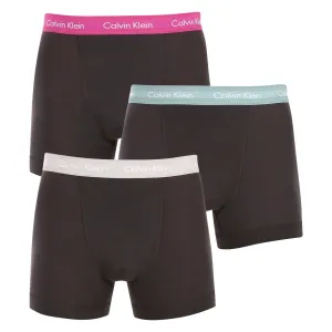 Calvin Klein COTTON STRETCH-TRUNK 3PK Pánske boxerky, čierna, veľkosť #7875972
