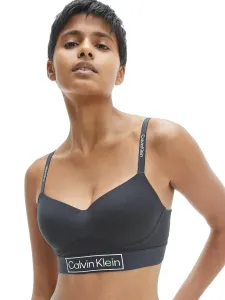 Calvin Klein REIMAGINED HERITAGE-LGHT LINED BRALETTE Dámska podprsenka, čierna, veľkosť M