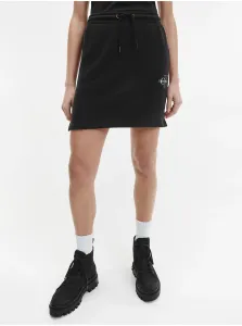 Čierna dámska tepláková krátka sukňa Calvin Klein Jeans #631682