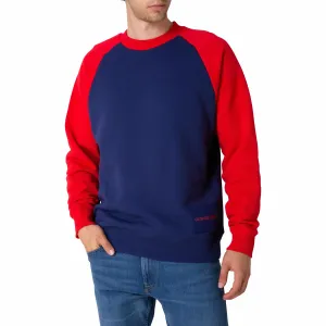 Červeno-modrá pánska mikina Calvin Klein Jeans #729296