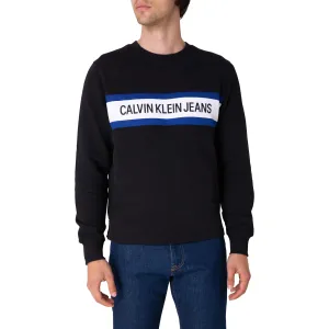 Calvin Klein Sweatshirt Eo/ Inst Chst Stripe, Bae - Men's #729412