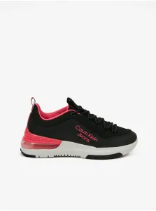 Pink and Black Womens Sneakers Calvin Klein Jeans - Ladies #5496500
