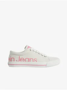 Calvin Klein RETRO VULCANIZED LOW 2 Dámske tenisky, béžová, veľkosť