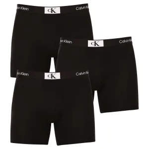 Calvin Klein ´96 COTTON-BOXER BRIEF 3PK Pánske boxerky, čierna, veľkosť L