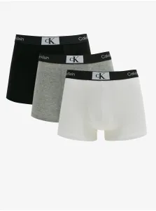 Calvin Klein ´96 COTTON-TRUNK 3PK Pánske boxerky, čierna, veľkosť #5487047