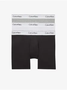 Calvin Klein MODERN CTN STRETCH-TRUNK 3PK Pánske boxerky, čierna, veľkosť M #4491292