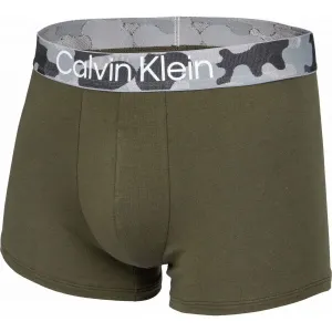 Calvin Klein TRUNK Pánske boxerky, khaki, veľkosť