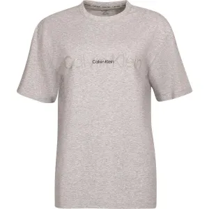 Calvin Klein EMBOSSED ICON LOUNGE Dámske tričko, sivá, veľkosť #4916463