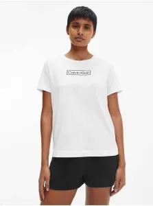 Calvin Klein REIMAGINED HER S/S CREW NECK Dámske tričko, biela, veľkosť