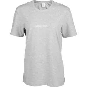 Calvin Klein S/S CREW NECK Dámske tričko, sivá, veľkosť #4801426
