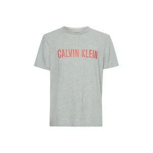 Calvin Klein S/S CREW NECK Pánske tričko, sivá, veľkosť XL