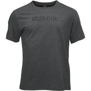 Calvin Klein S/S CREW NECK Pánske tričko, tmavo sivá, veľkosť #9153599