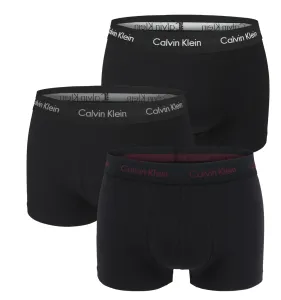 Calvin Klein - boxerky 3PACK cotton stretch black with modern color logo waist  - limitovaná edícia