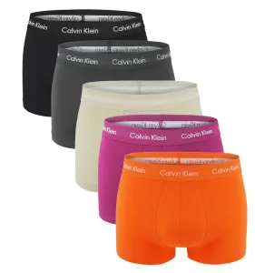 CALVIN KLEIN - boxerky 5PACK cotton stretch color combo - exkluzívna limitovaná edícia