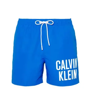 CALVIN KLEIN - modré plavky s logom Calvin Klein