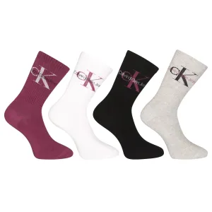 4PACK Calvin Klein Women's Socks Multicolored #8954235