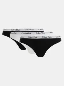 Calvin Klein 3 PACK - dámske nohavičky Bikini QD3588E-WZB XL