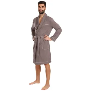 Calvin Klein men's bathrobe grey