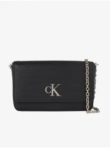 Čierna dámska crossbody kabelka Calvin Klein Jeans Minimal Monogram