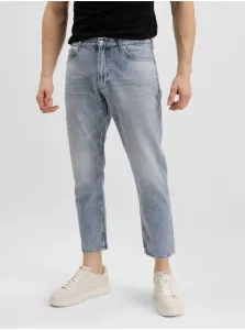Svetlomodré pánske straight fit džínsy Calvin Klein Jeans Dad Jean #6611269