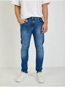 Skinny fit pre mužov Calvin Klein Jeans - modrá #582792