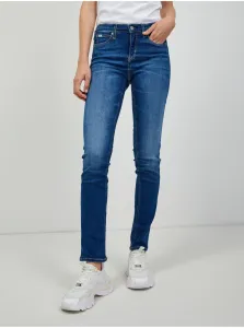 Modré dámske slim fit rifle Calvin Klein Jeans #631017